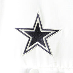 Dallas Cowboys Tamiami Omni-Shade Button-Down Short Sleeve Shirt White - Columbia