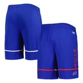 Buffalo Bills New Era Combine Authentic Rusher Training Shorts Royal - NFL
