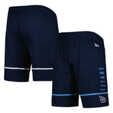 Tennessee Titans New Era Combine Authentic Rusher Training Shorts Navy - NFL