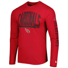 Arizona Cardinals New Era Combine Authentic Home Stadium Long Sleeve T-Shirt Cardinal - NFL