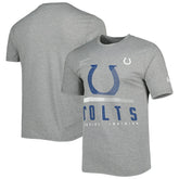 Indianapolis Colts New Era Combine Authentic Red Zone T-Shirt Heathered Gray - NFL