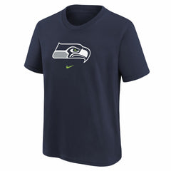 Seattle Seahawks Youth Logo T-Shirt Navy - Nike