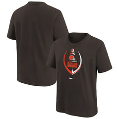 Cleveland Browns Girls Preschool Icon T-Shirt Brown - Nike