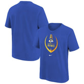 Los Angeles Rams Girls Preschool Icon T-Shirt Royal - Nike