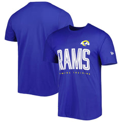 Los Angeles Rams New Era Combine Authentic Training Huddle Up T-Shirt Royal - NFL