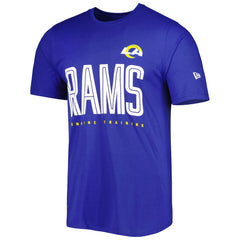 Los Angeles Rams New Era Combine Authentic Training Huddle Up T-Shirt Royal - NFL