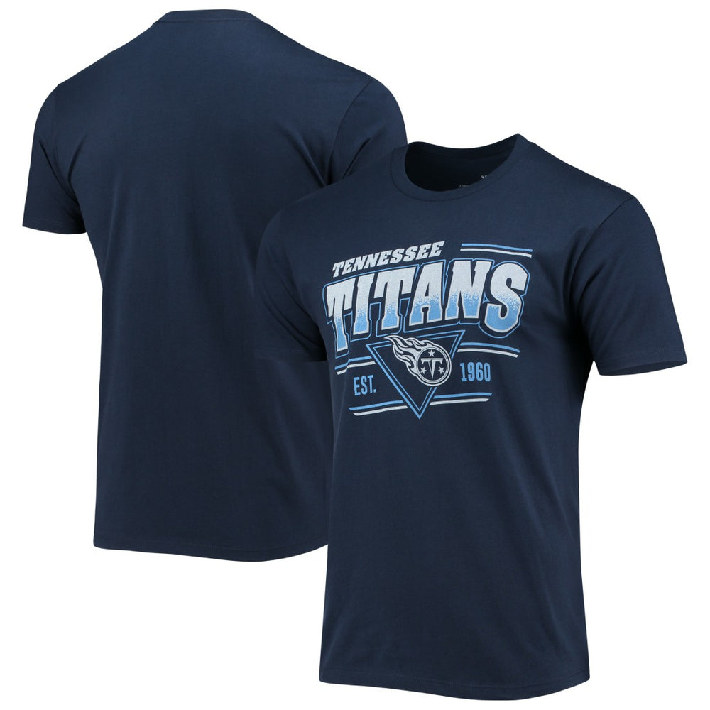 Tennessee Titans Junk Food Throwback T-Shirt Navy - NFL