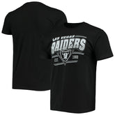 Las Vegas Raiders Junk Food Throwback T-Shirt Black - NFL