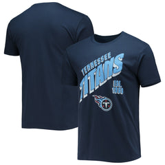Tennessee Titans Junk Food Slant T-Shirt Navy - NFL