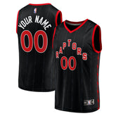 Fanatics - Toronto Raptors Fast Break Replica Custom Jersey Black - Statement Edition