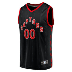 Fanatics - Toronto Raptors Fast Break Replica Custom Jersey Black - Statement Edition
