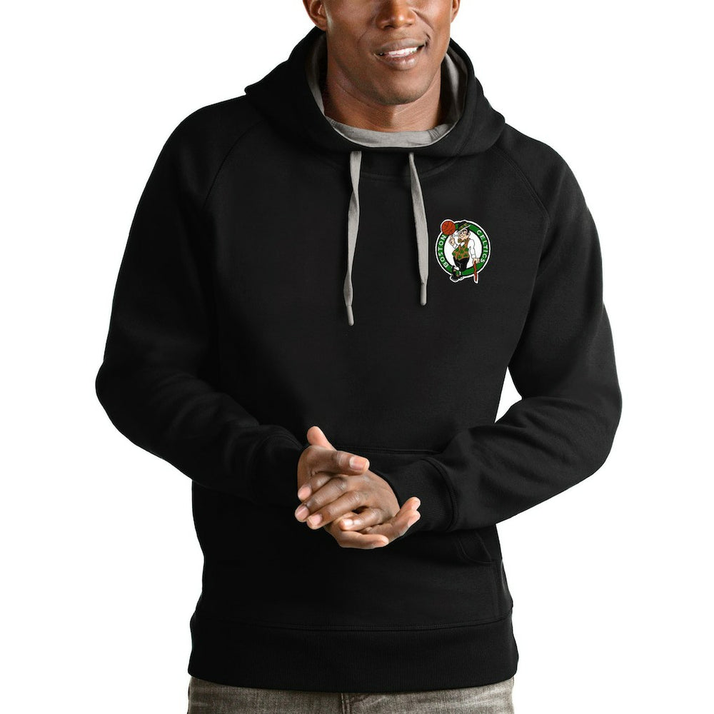 NBA - Boston Celtics Antigua Victory Pullover Hoodie - Black
