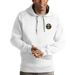 NBA - Denver Nuggets Antigua Victory Pullover Hoodie - White