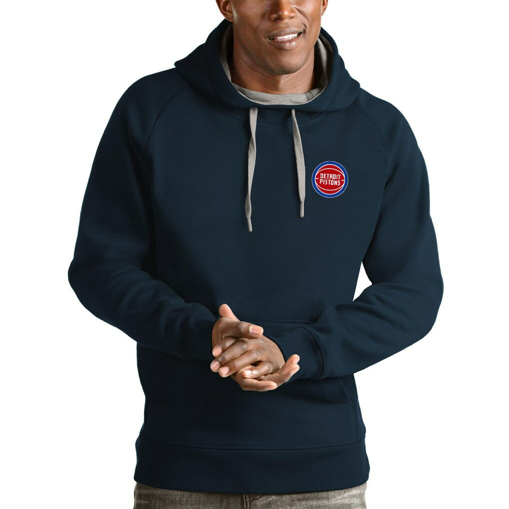 NBA - Detroit Pistons Antigua Victory Pullover Hoodie - Navy