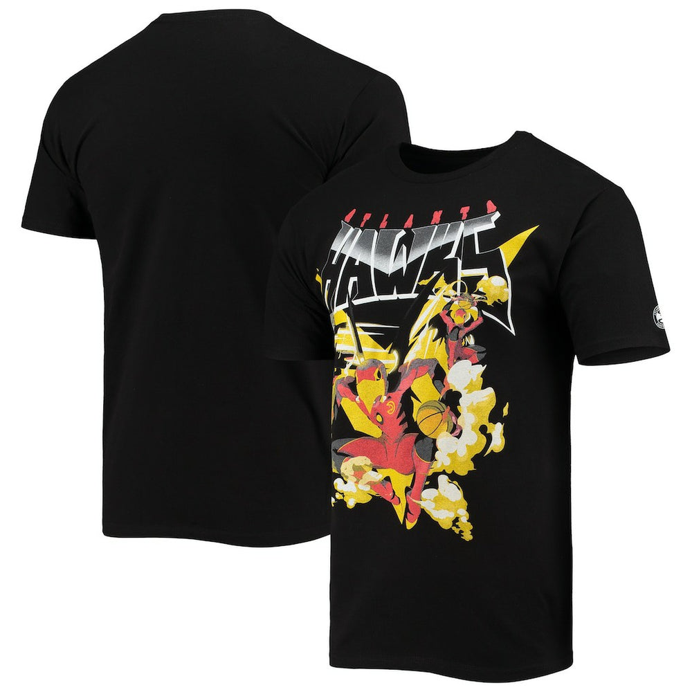 NBA - Atlanta Hawks NBA x McFlyy Identify Artist Series T-Shirt - Black