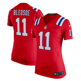 Drew Bledsoe New England Patriots Women's Retired Game Jersey Red - Nike