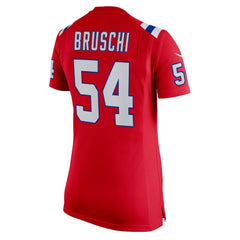Tedy Bruschi New England Patriots Women's Retired Game Jersey Red - Nike