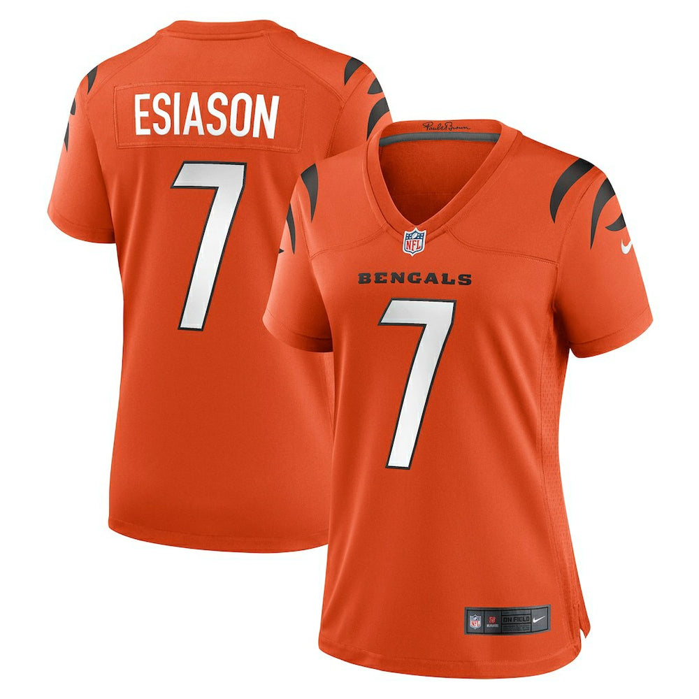 Boomer Esiason Cincinnati Bengals Women's Retired Game Jersey Orange - Nike