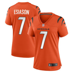 Boomer Esiason Cincinnati Bengals Women's Retired Game Jersey Orange - Nike