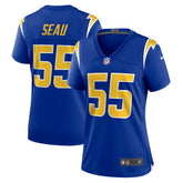 Junior Seau Los Angeles Chargers Women's Retired Game Jersey Royal - Nike