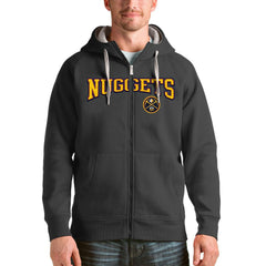 NBA - Denver Nuggets Antigua Victory Full-Zip Hoodie - Charcoal