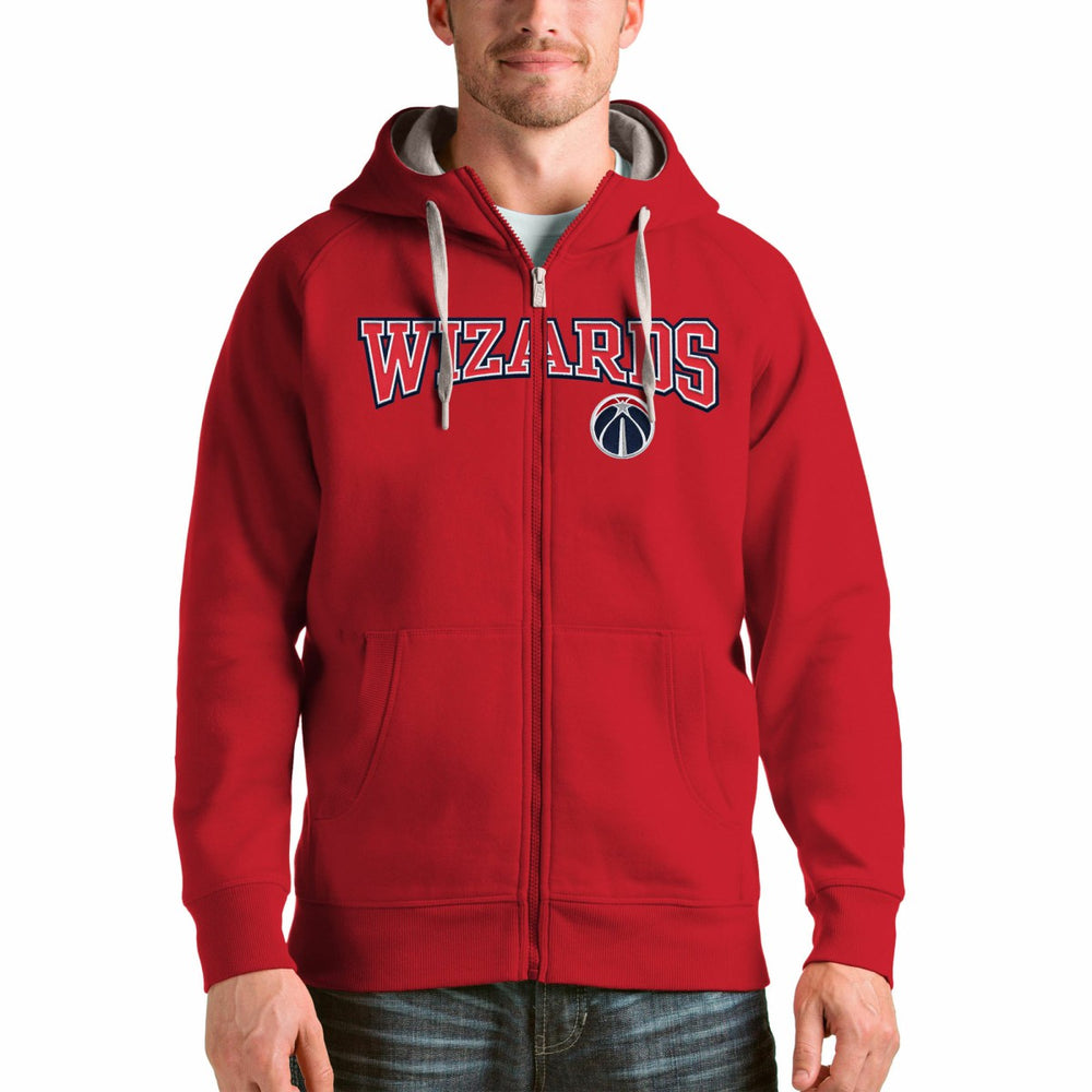 NBA - Washington Wizards Antigua Victory Full-Zip Hoodie - Red