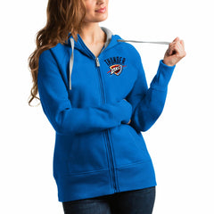 NBA - Oklahoma City Thunder Antigua Women's Victory Full-Zip Hoodie - Blue