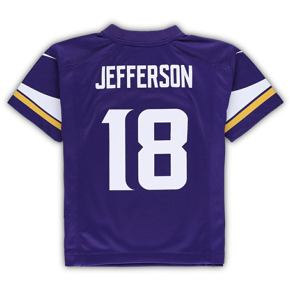 Justin Jefferson Minnesota Vikings Preschool Game Jersey - Purple | NFL Jerseys