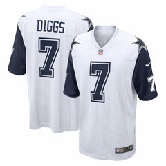 Trevon Diggs Dallas Cowboys Alternate Game Team Jersey White - Nike