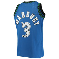 Mitchell & Ness - Stephon Marbury Minnesota Timberwolves 1996/97 Hardwood Classics Swingman Jersey - Blue