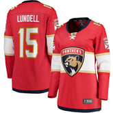 Anton Lundell Florida Panthers - Fanatics Women's Home Breakaway Player Jersey Red