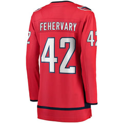 Martin Fehervary Washington Capitals Fanatics Women's Home Breakaway Player Jersey Red