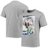Dak Prescott Dallas Cowboys Name & Number T-Shirt Heathered Gray - NFL