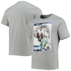 Dak Prescott Dallas Cowboys Name & Number T-Shirt Heathered Gray - NFL