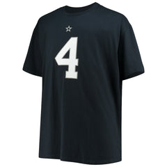 Dak Prescott Dallas Cowboys Big & Tall Player Name & Number T-Shirt Navy - NFL