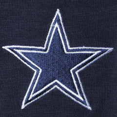 Dallas Cowboys Sunset Slub Raglan Henley Long Sleeve T-Shirt Navy - Tommy Bahama