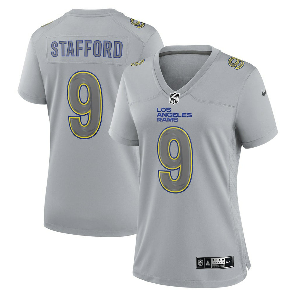 Matthew Stafford Los Angeles Rams Women's Atmosphere Fashion Game Jersey Gray - Nike