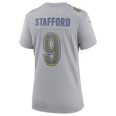 Matthew Stafford Los Angeles Rams Women's Atmosphere Fashion Game Jersey Gray - Nike
