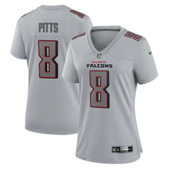 Kyle Pitts Atlanta Falcons Women's Atmosphere Fashion Game Jersey Gray - Nike