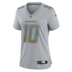 Justin Herbert Los Angeles Chargers Women's Atmosphere Fashion Game Jersey Gray - Nike