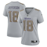 Justin Jefferson Minnesota Vikings Women's Atmosphere Fashion Game Jersey Gray - Nike
