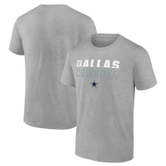 Dallas Cowboys Team Fade Out T-Shirt Heathered Gray - NFL