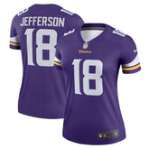 Justin Jefferson Minnesota Vikings Women's Legend Player Performance Top Purple - Nike