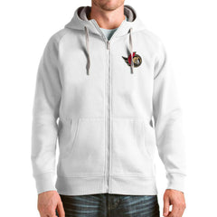 Ottawa Senators - Antigua Logo Victory Full-Zip Hoodie White