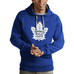 Toronto Maple Leafs - Antigua Logo Victory Pullover Hoodie Blue