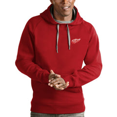 Detroit Red Wings - Antigua Team Victory Pullover Hoodie Red
