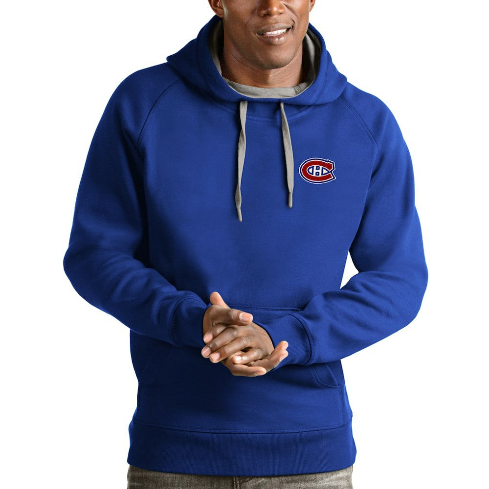 Montreal Canadiens - Antigua Victory Pullover Hoodie Blue