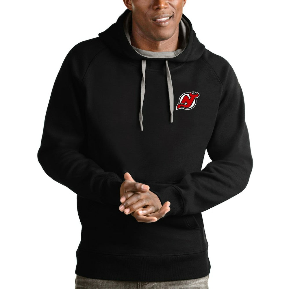 New Jersey Devils - Antigua Team Victory Pullover Hoodie Black
