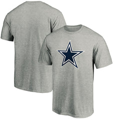 Dallas Cowboys Primary Logo T-Shirt Heather Gray - Fanatics