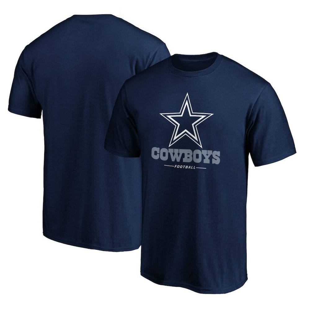 Dallas Cowboys Team Lockup T-Shirt Navy - NFL